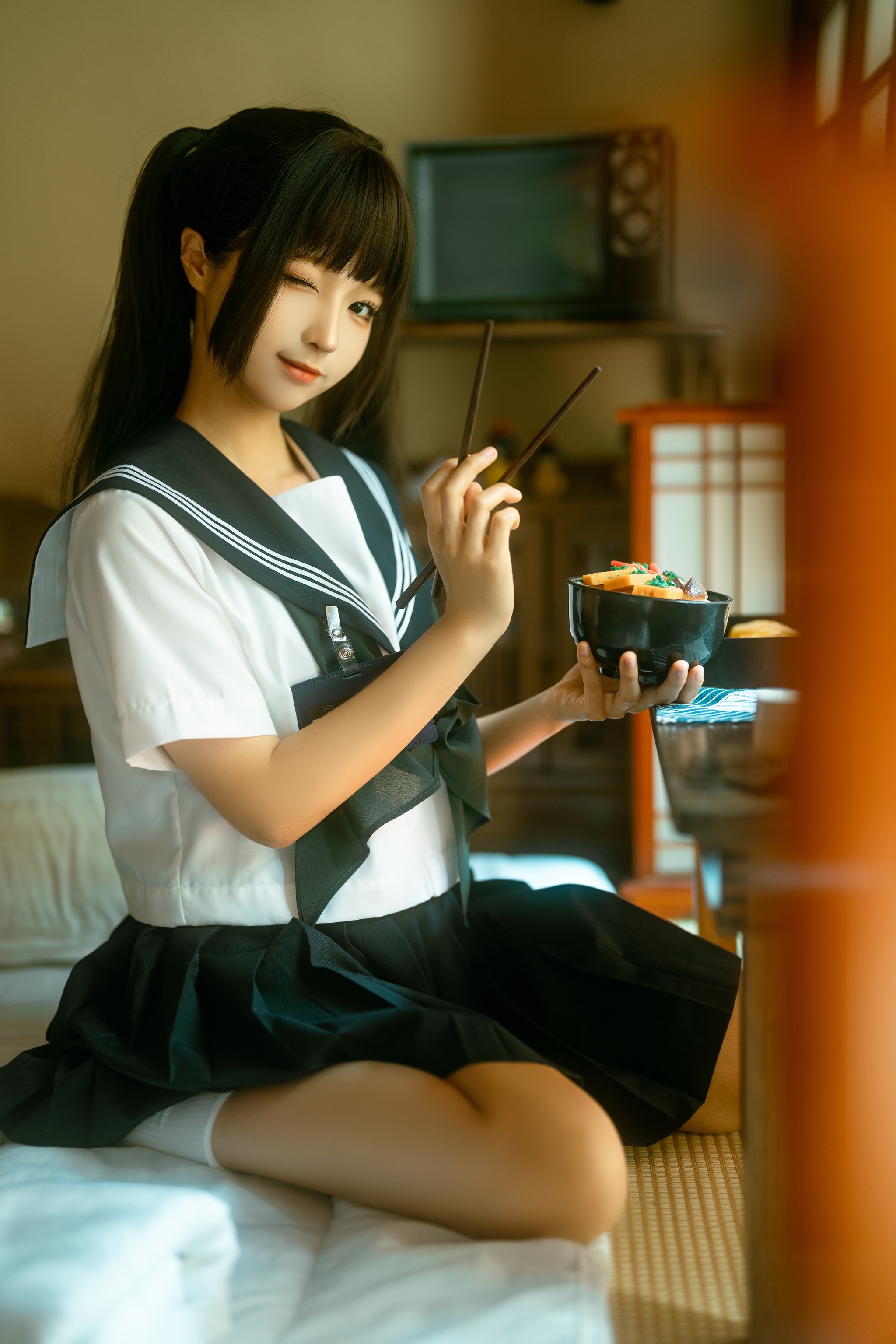 蠢沫沫 - NO.273 居家学妹[22P]-XikXak